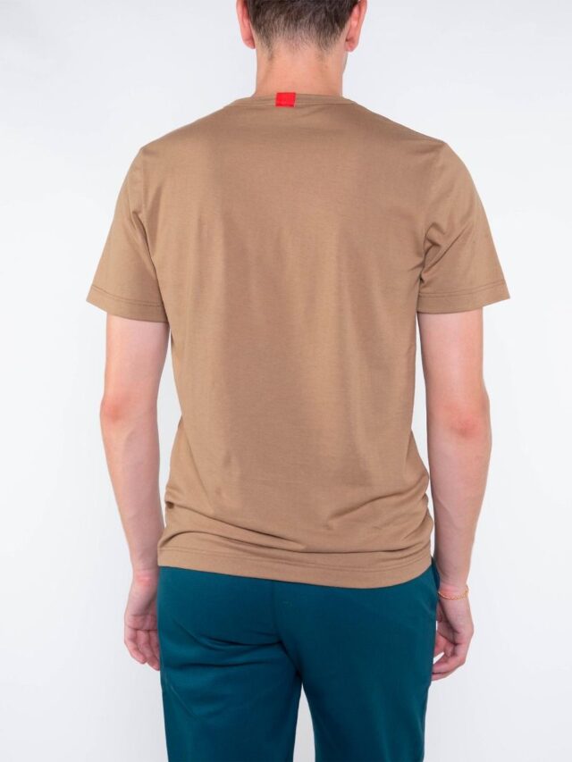 1083 - T-SHIRT DROIT 304 UNI coton bio moka Homme