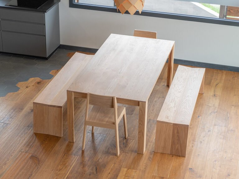 Delavelle - Banc en chêne massif made in France - PAP