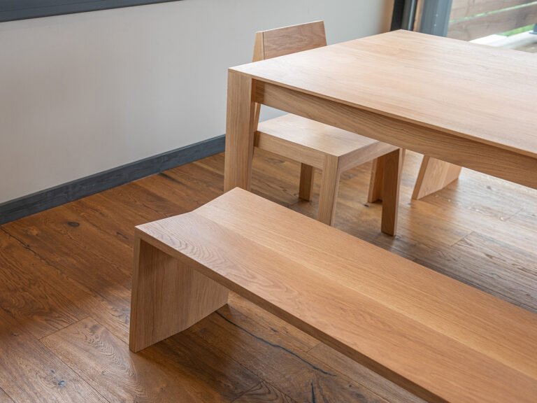 Delavelle - Banc en chêne massif made in France - PAP