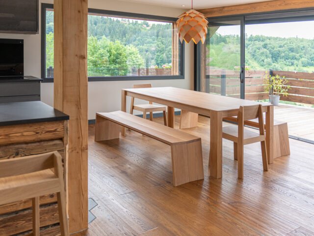Delavelle - Banc en chêne massif made in France - PAP