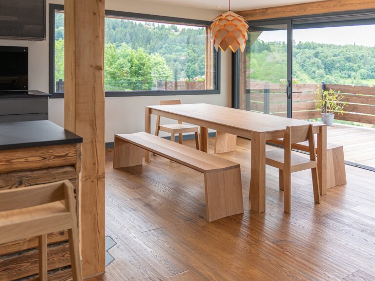 Delavelle - Banc en chêne massif made in France - PAP