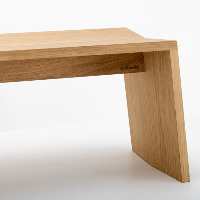 Delavelle - Banc en chêne massif made in France - PAP