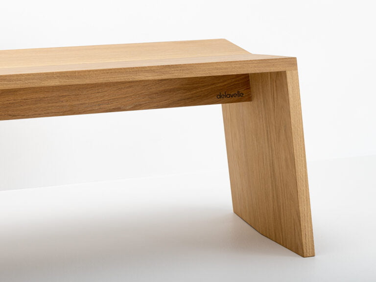 Delavelle - Banc en chêne massif made in France - PAP