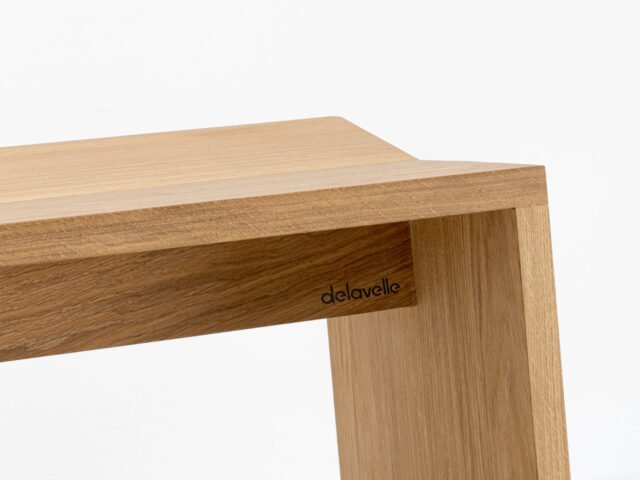 Delavelle - Banc en chêne massif made in France - PAP