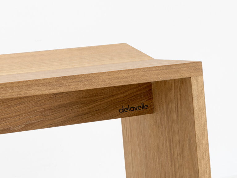 Delavelle - Banc en chêne massif made in France - PAP