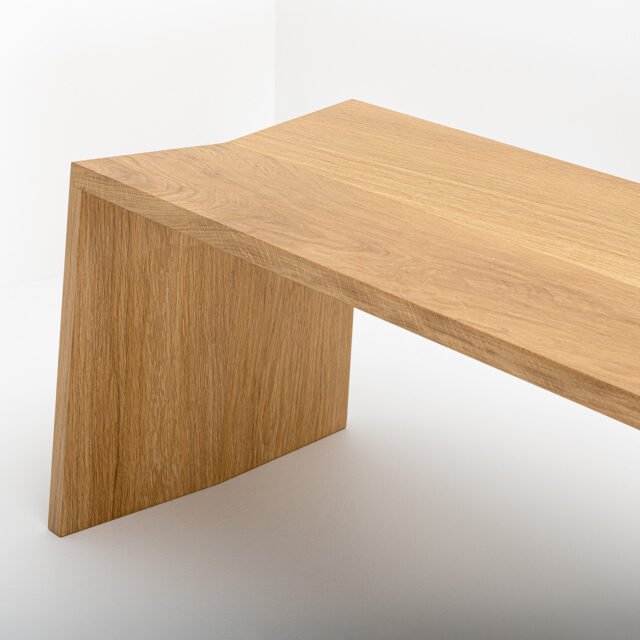Delavelle - Banc en chêne massif made in France - PAP