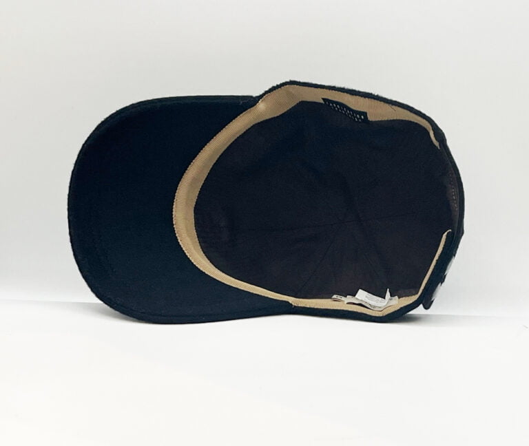 Headoniste - Casquette Kashmere cuir noir