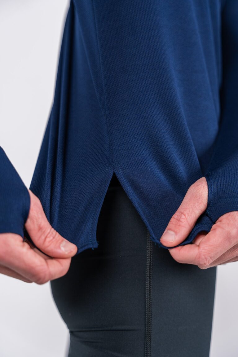 Sensus - T-shirt Homme Sensus ADN LONG Bleu 2.46 kgCo2eq - Made in France et recyclé (En stock)