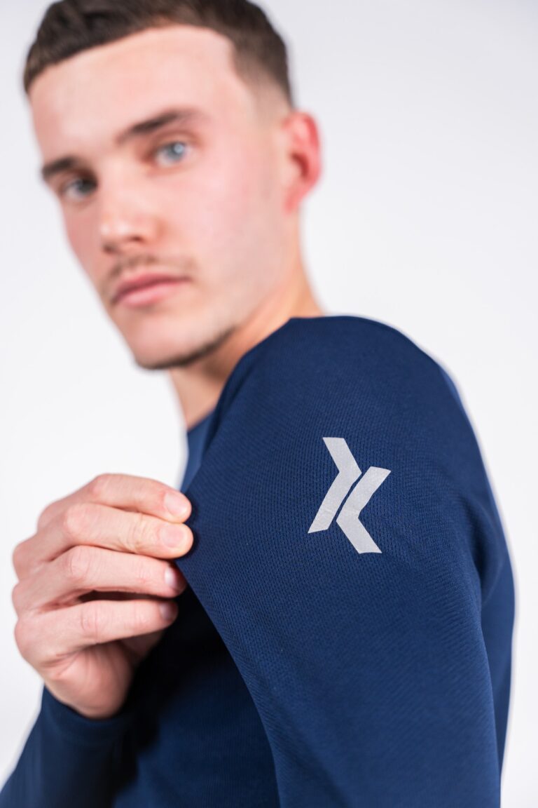 Sensus - T-shirt Homme Sensus ADN LONG Bleu 2.46 kgCo2eq - Made in France et recyclé (En stock)