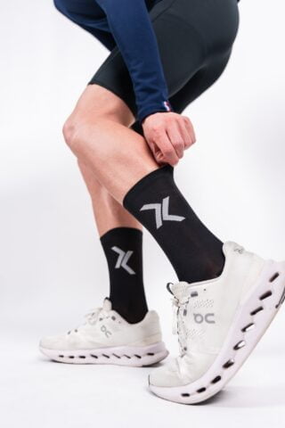 Sensus - Chaussettes Hautes Sensus « Noir » 0.68 kgCo2eq – Made in France et recyclé (En précommande)