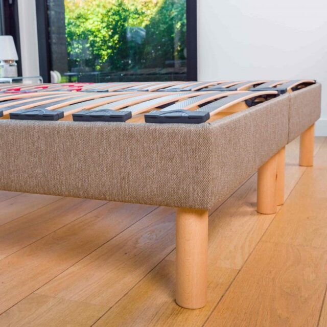 Matelas No Stress - sommier en lattes de hêtre et lin