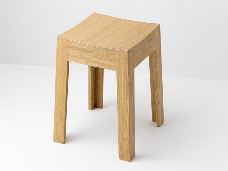 Delavelle - Petit Tabouret en Bois de Chêne - Mini Wak