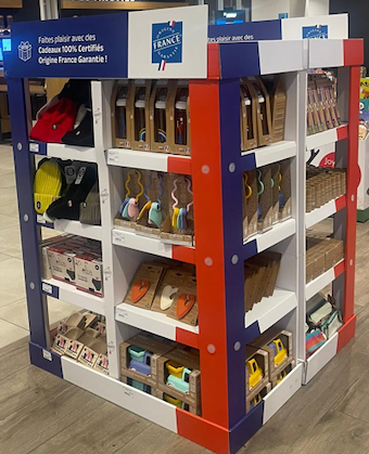 corners dédiés au made in France dans les stations d'autoroute TotalEnergies