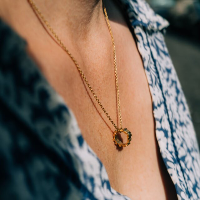 Naya Jewelry - Pendentif New York Vermeil