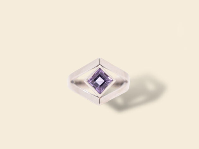 Bague Argent Améthyste par la marque Naya Jewelry Naya Jewelry - Bague Argent Améthyste