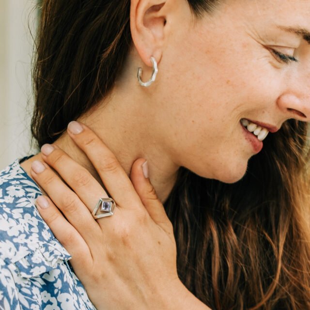 Naya Jewelry - Bague Argent Améthyste