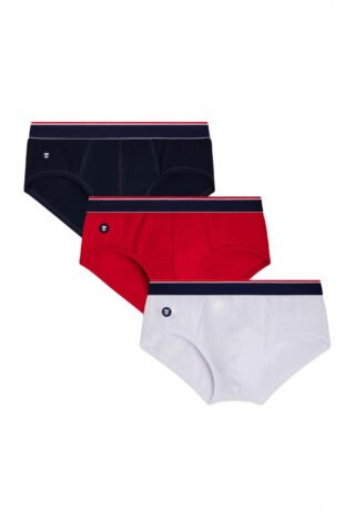 Le Slip Français - Pack Slips Terrible Trio blanc