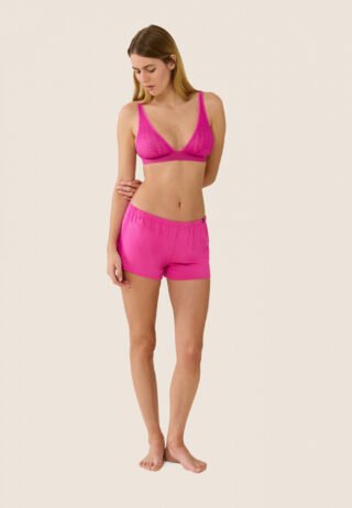 Cleophee Rose Violet rose par la marque Le Slip Français Le Slip Français - Cleophee Rose Violet rose