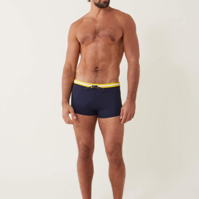 Le Slip Français - Triton Marine et jaune bleu