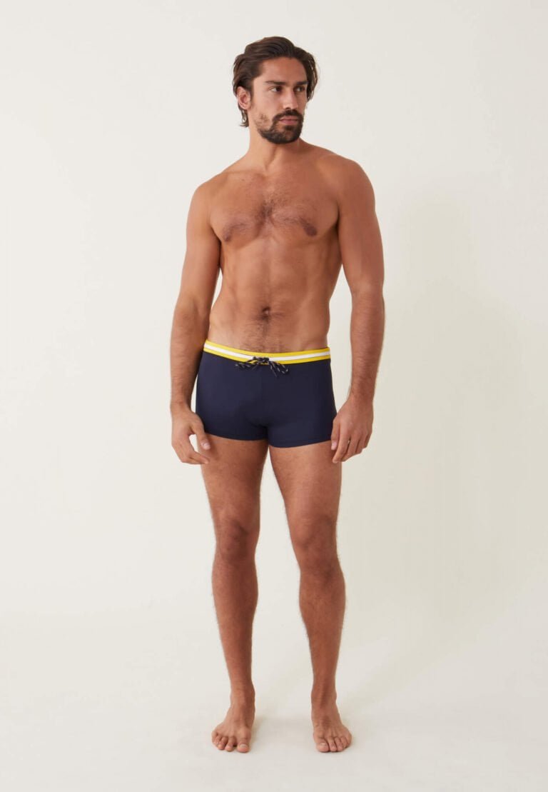 Le Slip Français - Triton Marine et jaune bleu