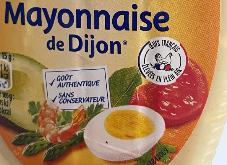 Etiquette - Mayonnaise aux oeufs français