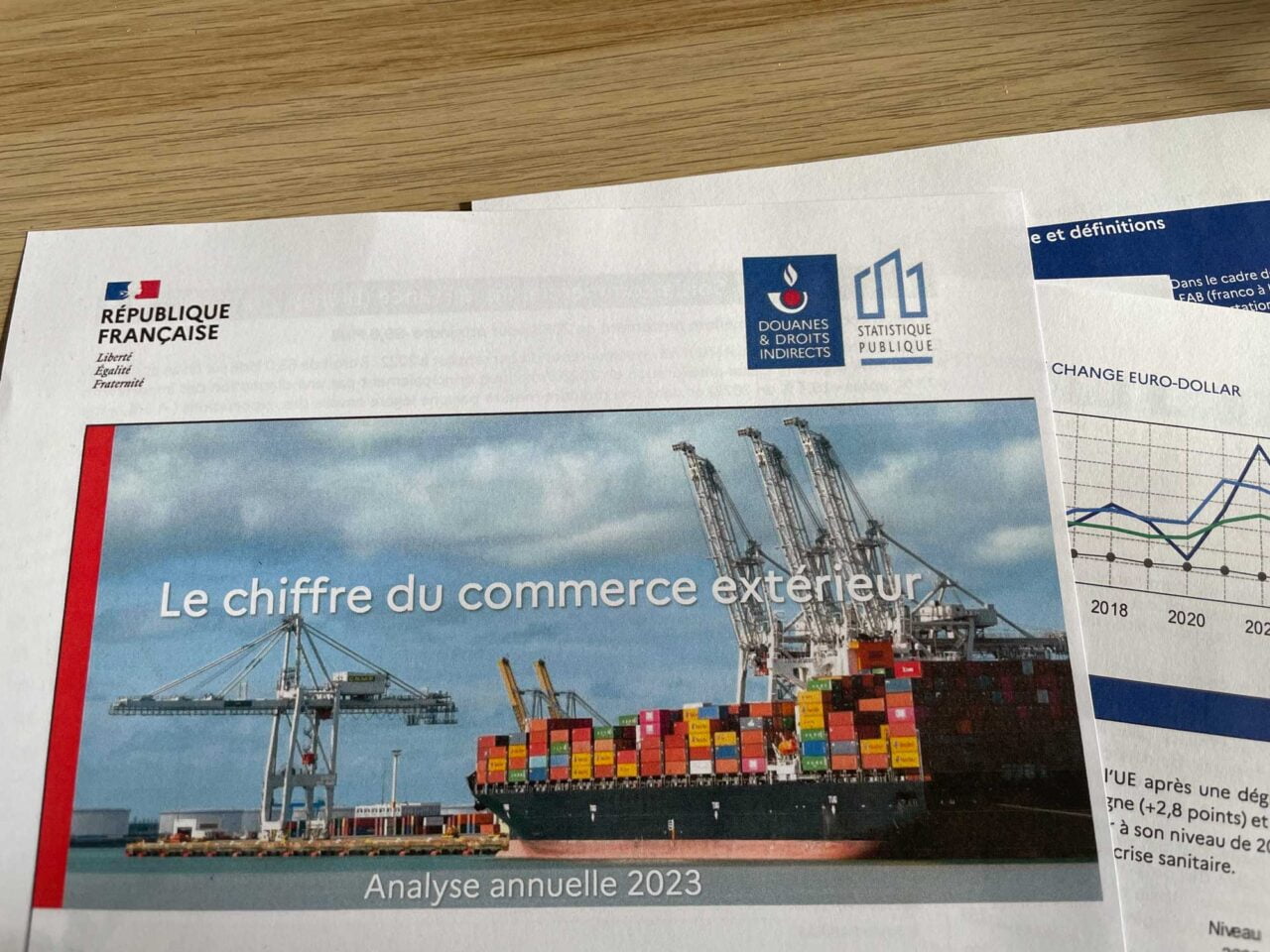 Rapport du Département des statistiques et des études du commerce extérieur (DSECE) de la douane française, février 2024