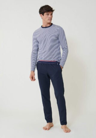 Le Slip Français - Ensemble pyjama t-shirt et pantalon en coton
