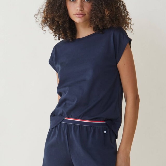 Le Slip Français - Pack Pyjama Zouzette Marine bleu