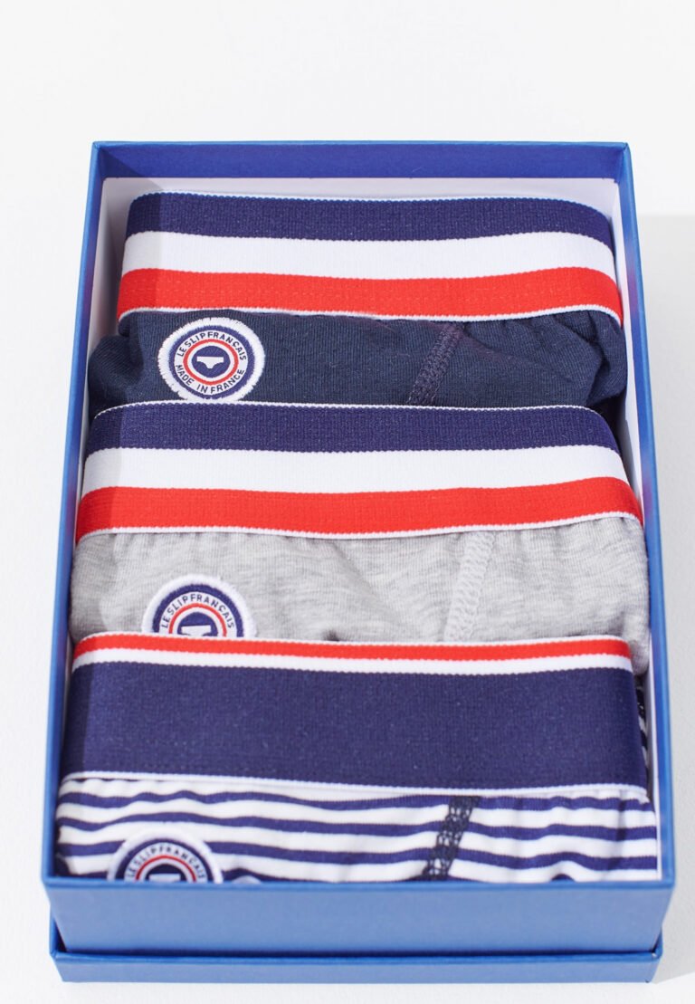 Le Slip Français - Pack Slips Terrible Trio gris
