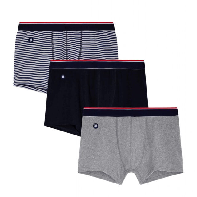 Le Slip Français - Pack Boxers Marius Trio blanc