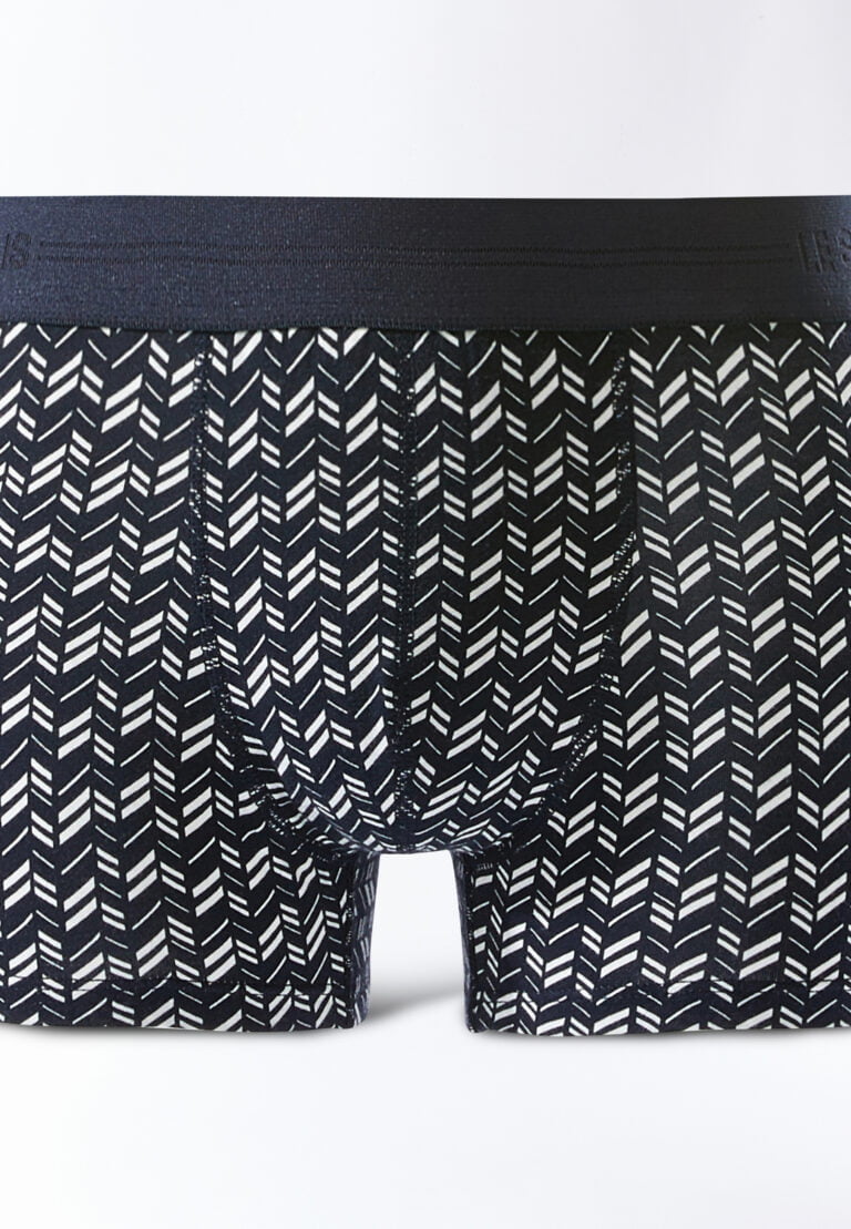 Le Slip Français - Marius Chevron Aztèque bleu