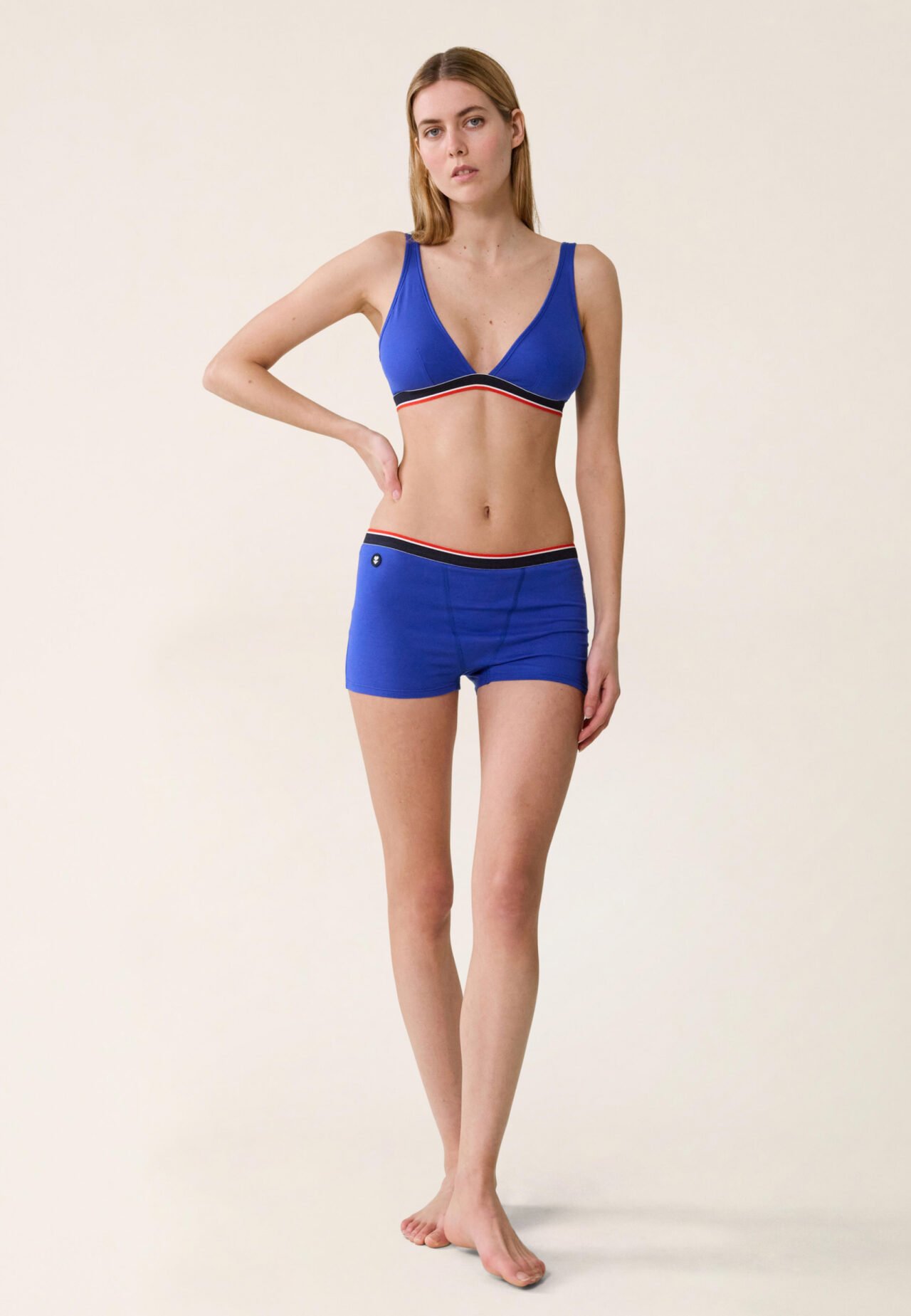 f127794bb2e50f48ff23acf132622ac614f5abce Le Slip Français - Manon Indigo XV de France bleu