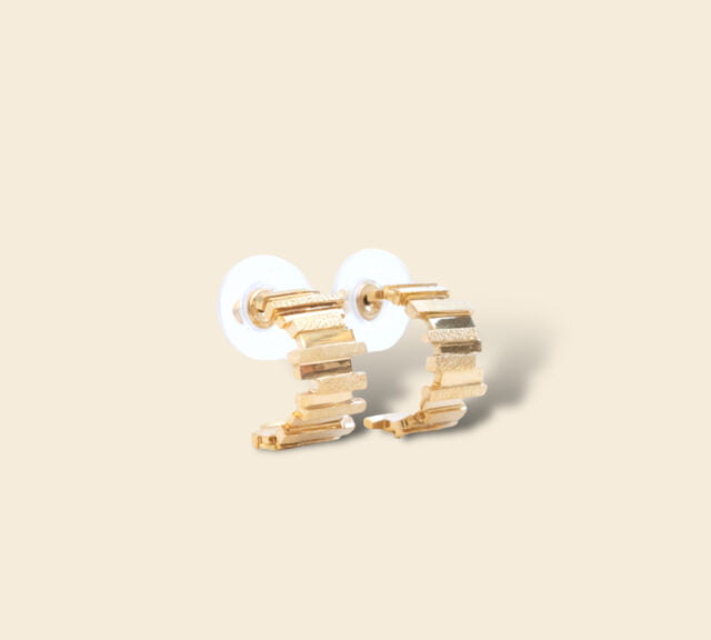 Naya Jewelry - Petites créoles Vermeil