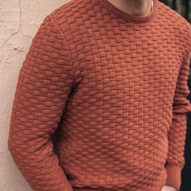 Montlimart - PULL DAMIER TERRACOTTA