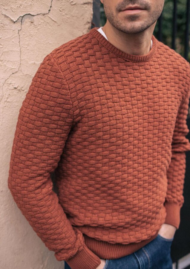 Montlimart - PULL DAMIER TERRACOTTA