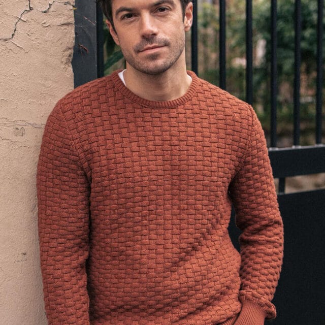 Montlimart - PULL DAMIER TERRACOTTA