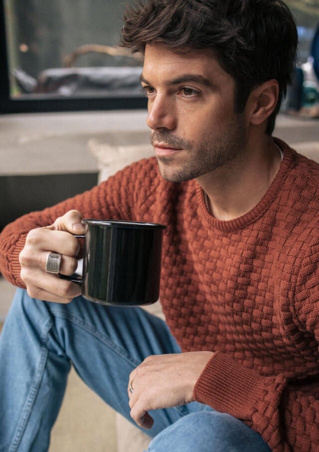 Montlimart - PULL DAMIER TERRACOTTA