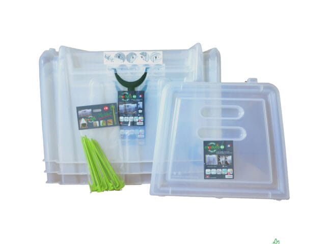 1 2d0b961e cdd0 4860 b40c 807ec5bb6976 MV Industrie - Lot de 3 tunnels Modul'o 60 + 2 embouts + 10 piquets