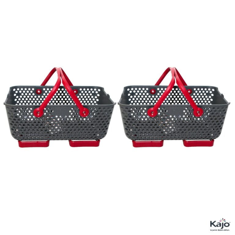 MV Industrie - Lot de 2 paniers Kajo 15L
