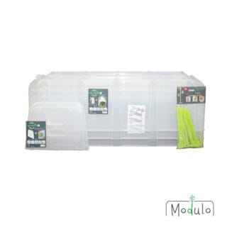 Lot de 3 tunnels Modul’o 40 + 2 embouts + 10 piquets par la marque MV Industrie MV Industrie - Lot de 3 tunnels Modul’o 40 + 2 embouts + 10 piquets