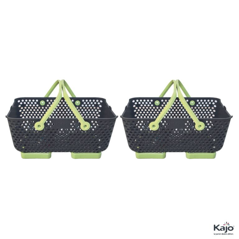 MV Industrie - Lot de 2 paniers Kajo 15L