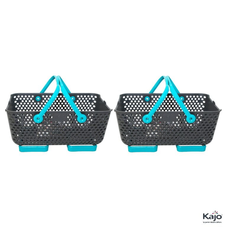 MV Industrie - Lot de 2 paniers Kajo 15L