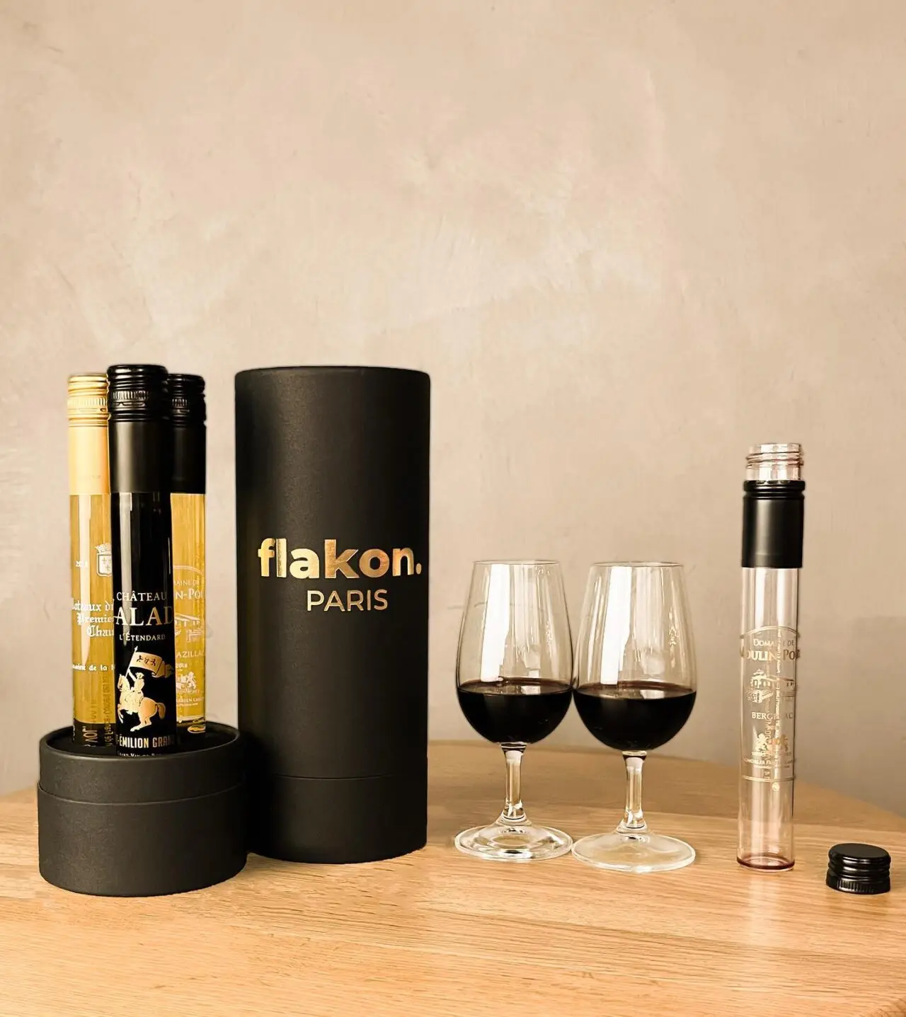 Flakon dégustation de vin
