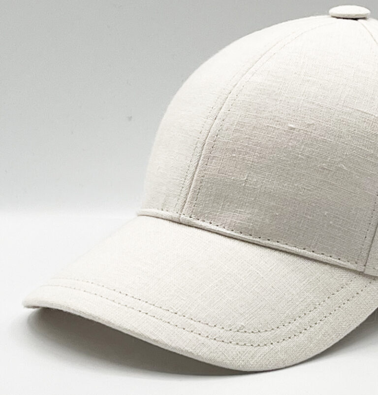 Headoniste - Casquette Lino crème