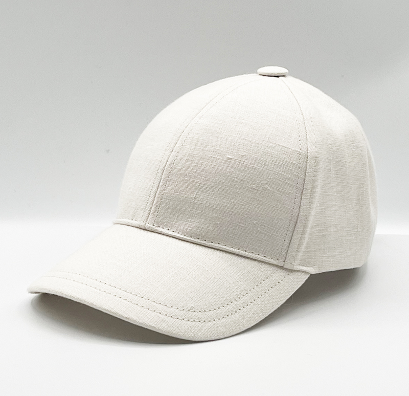 IMG 5692 Headoniste - Casquette Lino crème