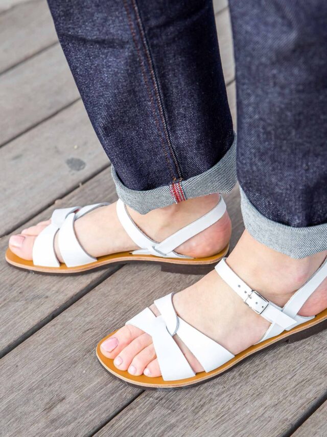 MAX VINCENT - SANDALES BRIDES CROISEES ATHENA cuir blanc Femme