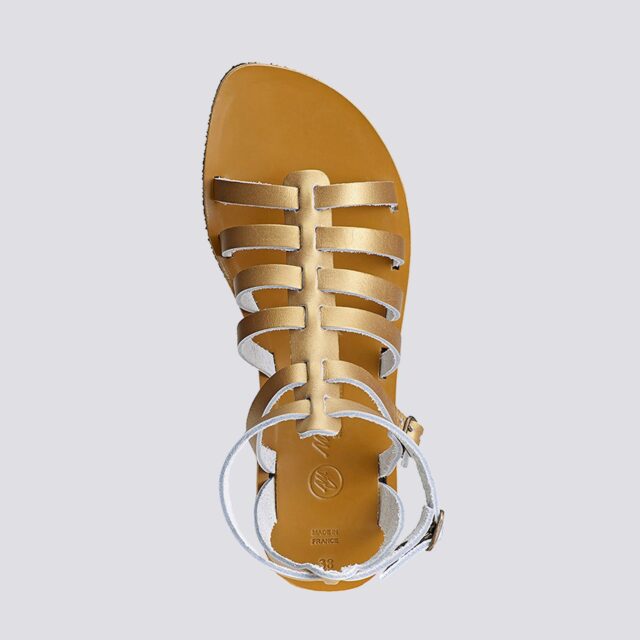 MAX VINCENT - TROPEZIENNE OSIRIS cuir tannage vegetal vieil or Femme