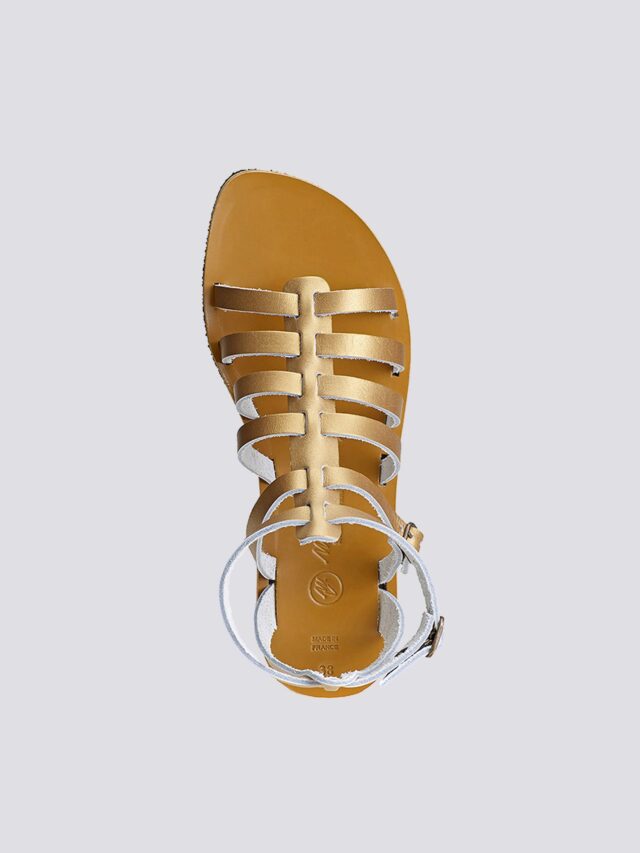 MAX VINCENT - TROPEZIENNE OSIRIS cuir tannage vegetal vieil or Femme