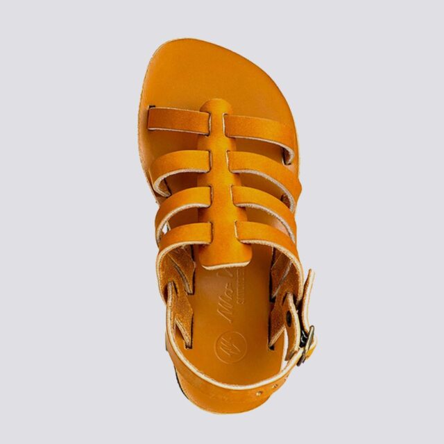 MAX VINCENT - TROPEZIENNE PAMPELONE cuir tannage vegetal naturel Enfant