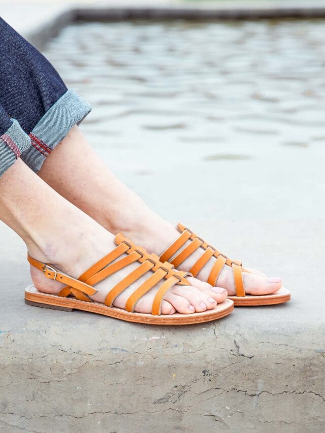 MAX VINCENT - TROPEZIENNE CHIC cuir tannage vegetal naturel Femme